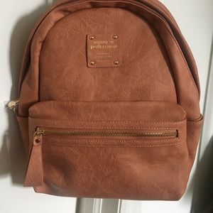 Indian pink leather bag